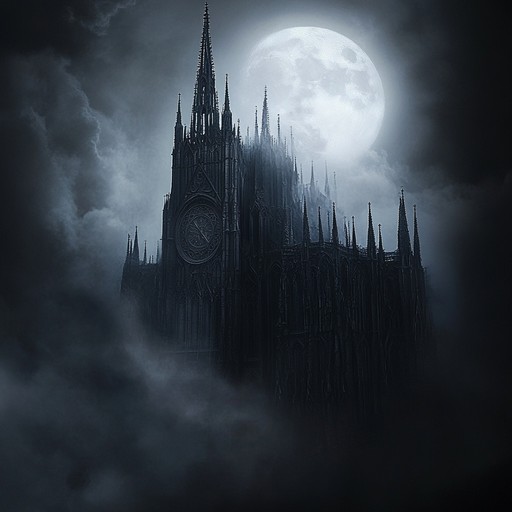 A dark, tranquil nightscape brought to life through ethereal melodies and haunting tones, this piece evokes a gothic and otherworldly charm.