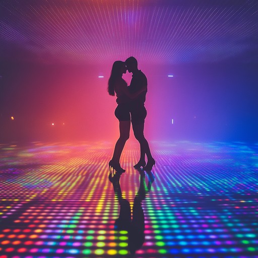 This instrumental track combines lively dancepop beats with romantic synth melodies to create an uplifting atmosphere ideal for expressing love through dance.