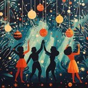 festive disco rhythms inspire joyful dancing at holiday parties