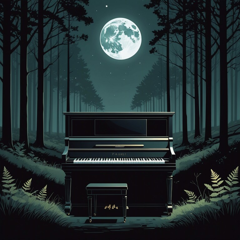 This composition captures the essence of a quiet, melancholic night, where the soft whisper of the wind and the gentle rustling of leaves create a reflective, introspective soundscape. A delicate piano carries the weight of solitude, enhancing the mood of contemplation and gentle sorrow.