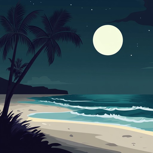 This instrumental chill dance track combines soft, rhythmic tropical beats with soothing melodies to create a relaxing yet groovy atmosphere reminiscent of a moonlit beach party.