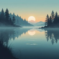 soothing tones evoke morning's gentle rise