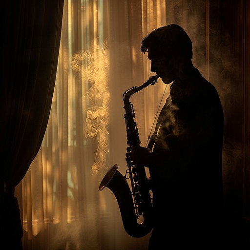 A hypnotic and haunting saxophone melody fills a shadowy lounge bar. The music seduces and ensnares, perfect for introspective evenings.