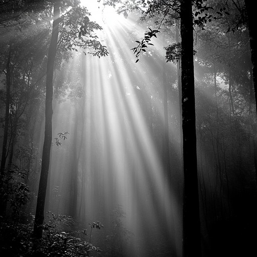A deeper exploration into the heart of the forest, where the flute’s melodies intertwine more intensely with the sounds of the natural habitat, offering a profound sense of being part of the environment.