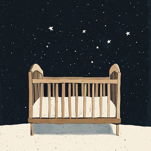 A soft, serene lullaby featuring gentle melodies that evoke the tranquility of a moonlit whispering night. Perfect for calming and cradling an infant into a peaceful sleep.