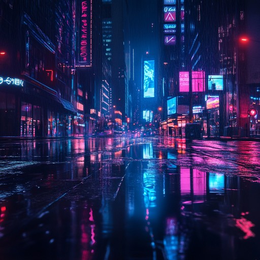 A fusion of deep syncopated beats with melancholic, atmospheric synths, creating a balance of energetic and reflective tones. The pulsating rhythm leads through urban nightscapes, evoking a sense of nostalgia and modernity intersecting. Ultimately, it's a journey through the heart of the city.