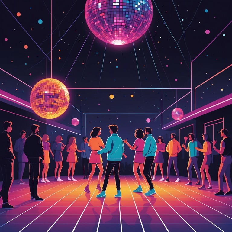 This track combines the rhythmic pulse of disco with the smooth, undefinable edge of funk, accentuated with hypnotic loops that pull the listener into a dance of shadows and lights. The song uses an electric piano to weave through its melody, creating a fusion that feels both vintage and futuristic, perfect for late night dance floors.