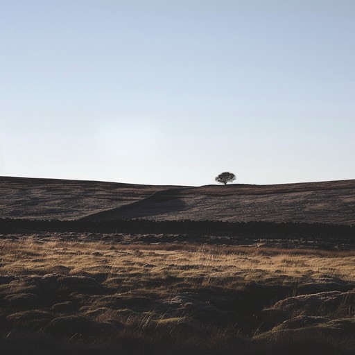 This track paints a vivid picture of a foggy moor where shadows play in the mist. Atmospheric elements blend with earthy tones to evoke an eerie sense of adventure and suspense.