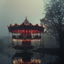 a spooky and eerie instrumental track that evokes the feeling of an abandoned amusement park