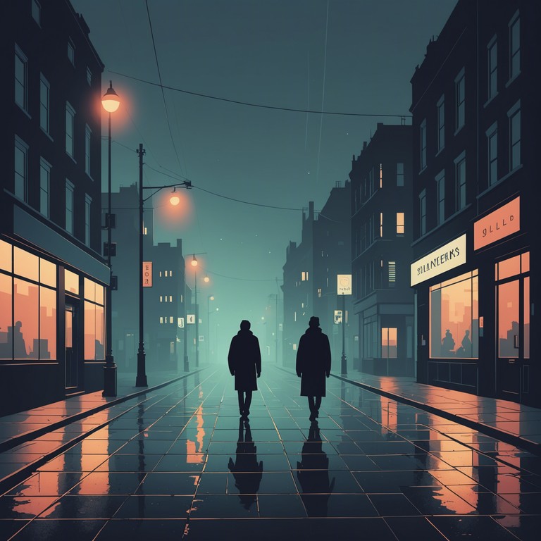 Delve into the shadowy depths of urban life with this haunting track. Combining the unique styles of uk garage with eerie undertones, this piece captures the essence of walking alone on dimly lit streets, where every shadow could tell a story. The pulsating rhythms mimic the heartbeat of the night as ethereal synths play the whispers of the unseen.