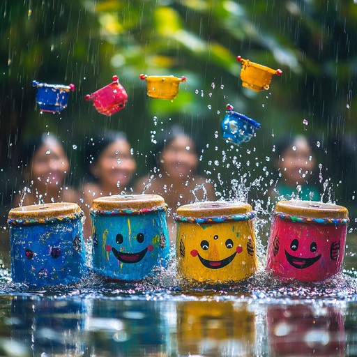 An instrumental bhangra track blending traditional rhythms with whimsical tunes, evoking the joy of monsoon dance. Lively dhol beats and cheerful melodies create a festive atmosphere.