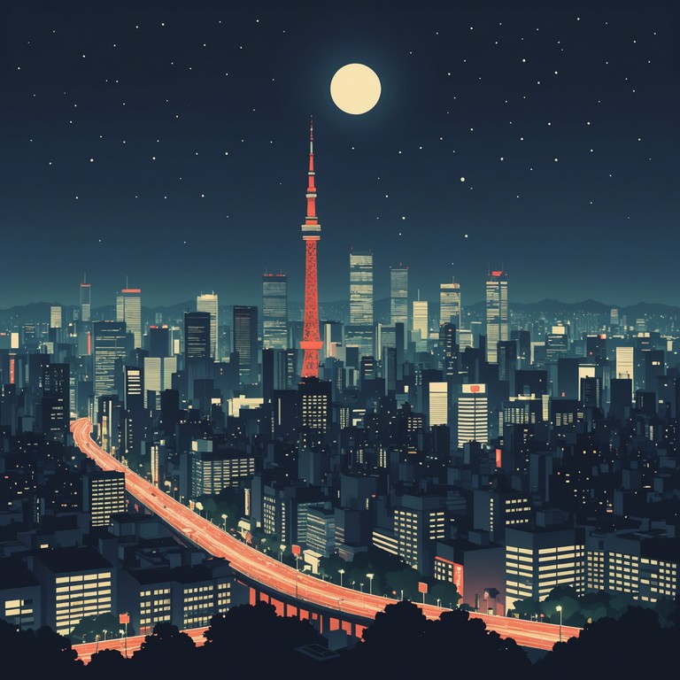 Explore the quiet, contemplative beauty of tokyo at night through serene melodies that evoke a sense of introspection and tranquility. The composition captures the juxtaposition of tokyo's bustling day with its peaceful, starlit evenings, reflecting the soul of the city in a musical form.