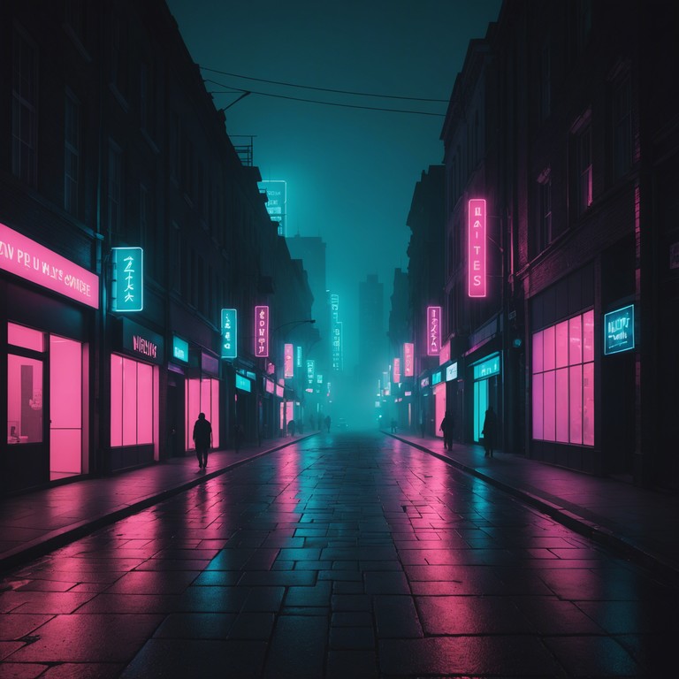 Dive into the atmospheric allure of a city at night, navigating through its misty, neon lit streets with a blend of infectious beats and a profound sense of unresolved mystery. The soundscape combines classic elements of new jack swing with enigmatic overlays, using a cutting edge synthesizer to craft a track that's as enigmatic as it is groovy.