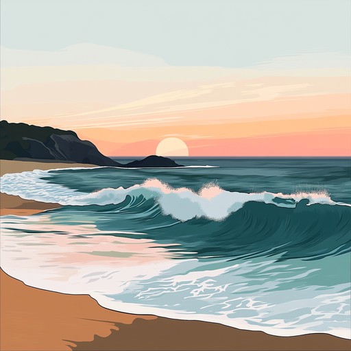 This piece features smooth melodies and gentle beats reminiscent of a serene coastal evening. The music creates an atmosphere of calm and relaxation, perfect for winding down and enjoying a peaceful moment by the sea.