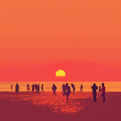 A smooth, breezy track blending gentle synths, rhythmic beats, and soulful melodies perfect for a sunset beach party. Focused on creating a chill yet danceable atmosphere that encapsulates the feel of a summer evening by the sea.