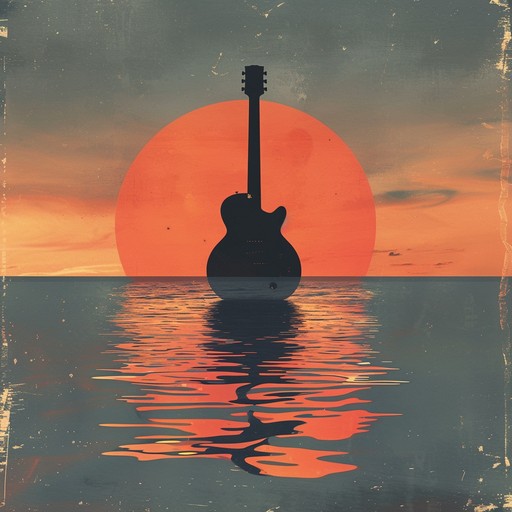 Craft an atmospheric journey that encapsulates the warmth of a sunset, gently encouraging introspection and a sense of peace. The music weaves soft acoustic elements with smooth, easy listening melodies to evoke a feeling of relaxation and deep thought.