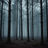 eerie melodies haunt a moonlit forest