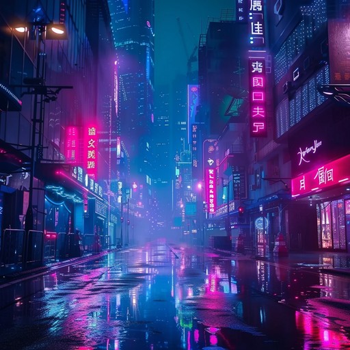 Transport yourself to a neon lit cyber cityscape with mesmerizing synths that ebb and flow like the pulsating lights on futuristic skyscrapers. The hypnotic rhythms combined with lush, expansive textures will put you in a trance, invoking images of a world where technology and dreams collide.