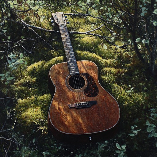 An acoustic guitar composition crafted to narrate the stillness and the subtle life forces within a sprawling forest. As each note is played, it resonates with the whispers of wildlife and rustling of leaves under the ancient oak trees, bringing a sense of deep connection to nature and its undisturbed peace.