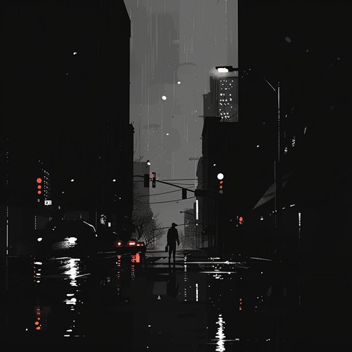 This instrumental hiphop track captures the essence of the city streets at night, with a haunting and ominous atmosphere. The deep, pulsing bassline and sharp, staccato drum beats create a sense of tension and unease, while eerie synths and atmospheric sound effects paint a vivid picture of the shadows and secrets lurking in the urban landscape. Perfect for setting a dark, edgy mood in films, tv shows, or video games