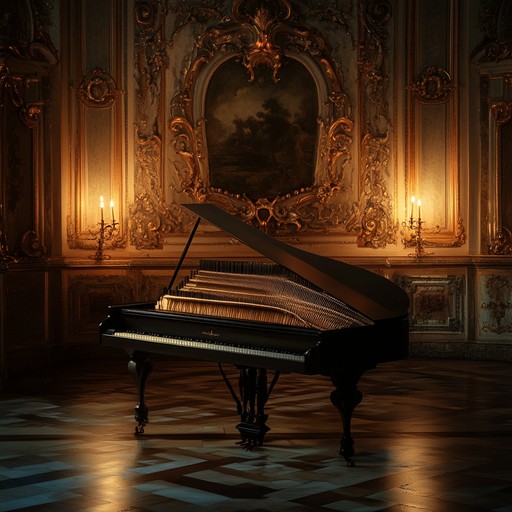 This piece features a delicate harpsichord melody that invokes the grandeur of baroque architecture. Intertwined with the nuanced tones of a string quartet, the composition gently ebbs and flows, exploring themes of introspection and timelessness. The dynamics subtly shift, maintaining a contemplative atmosphere throughout.