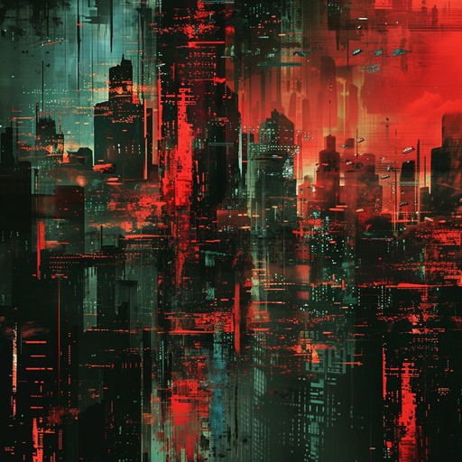 An unrelenting sonic storm blending distorted synths and fractured rhythms, digital dystopia dancefloor rockets listeners through a dystopian rave. Each beat and glitch cultivates an aura of intensity and madness. Circulating electronic pulses mimic a warped future where complexity reigns. An unrelenting sonic storm blending distorted synths and fractured rhythms, digital dystopia dancefloor rockets listeners through a dystopian rave. Each beat and glitch cultivates an aura of intensity and madness. Circulating electronic pulses mimic a warped future where complexity reigns.