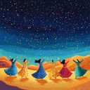 energetic middle eastern melodies with lively desert dance beats