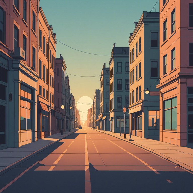 Imagine walking through a quiet city, the streets slowly coming to life as dawn breaks, channeling a mix of hopeful energies and a reflective mindset through deep, embracing beats and layered synth textures.