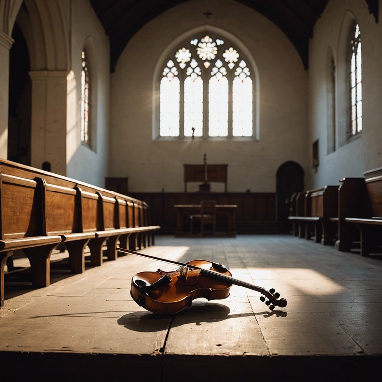 Capturing the resonant emotions of a gospel based violin expression, this composition sublimely intertwines the richness of religious fervor with the purity of an instrumental setup, painting an auditory landscape that reaches the soul's most profound corners.