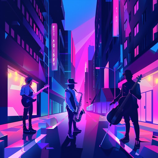 A vibrant musical creation that melds the pulse of modern electric beats with the soulful depth of jazz, resulting in an epic and immersive urban soundscape. The rich textures of electric piano, rhythmic bass, and inventive drum patterns come together in a dynamic dance of contemporary and classic sounds.