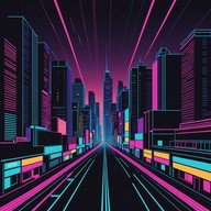 electrifying beats, haunting melodies, cyberpunk vibes.