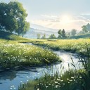 calm symphonic rock evoking peaceful nature scenes