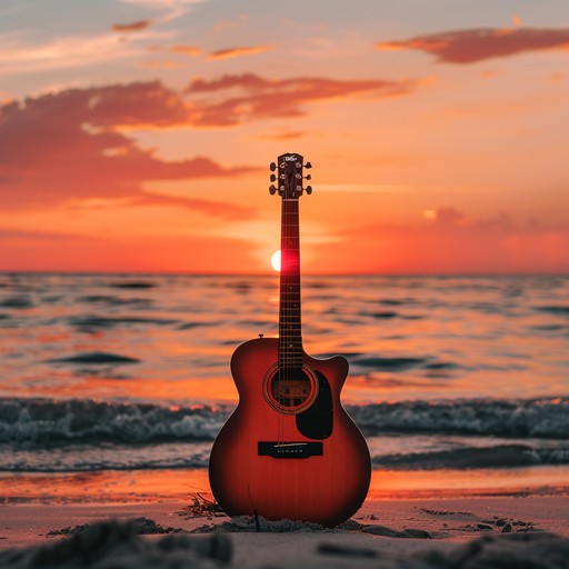 A heartwarming instrumental piece featuring soft guitar riffs and gentle drum beats, perfect for reflecting on serene moments and warm memories as the sun sets, creating a peaceful and nostalgic atmosphere.