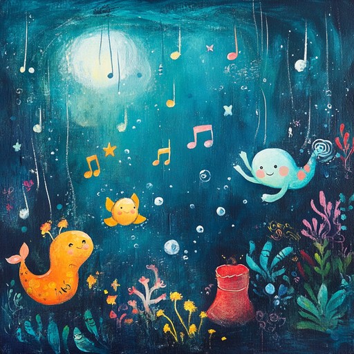 This enchanting instrumental captures the wonder of an underwater journey, encouraging children to imagine a fantastical voyage filled with joy and discovery.