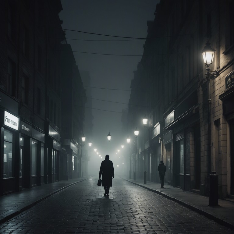 Venturing through the heart of the city under the quiet cloak of darkness, this composition uses minimalistic beats and the mournful sounds of an electric piano to convey the solitude and pensiveness of urban life at night.