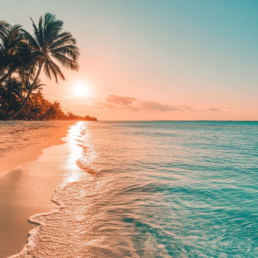 A serene mix of island rhythms and soothing steelpan melodies that evoke the tranquility of an idyllic tropical beach, perfect for unwinding and daydreaming about paradise