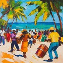 lively island rhythms create a joyful, energetic atmosphere