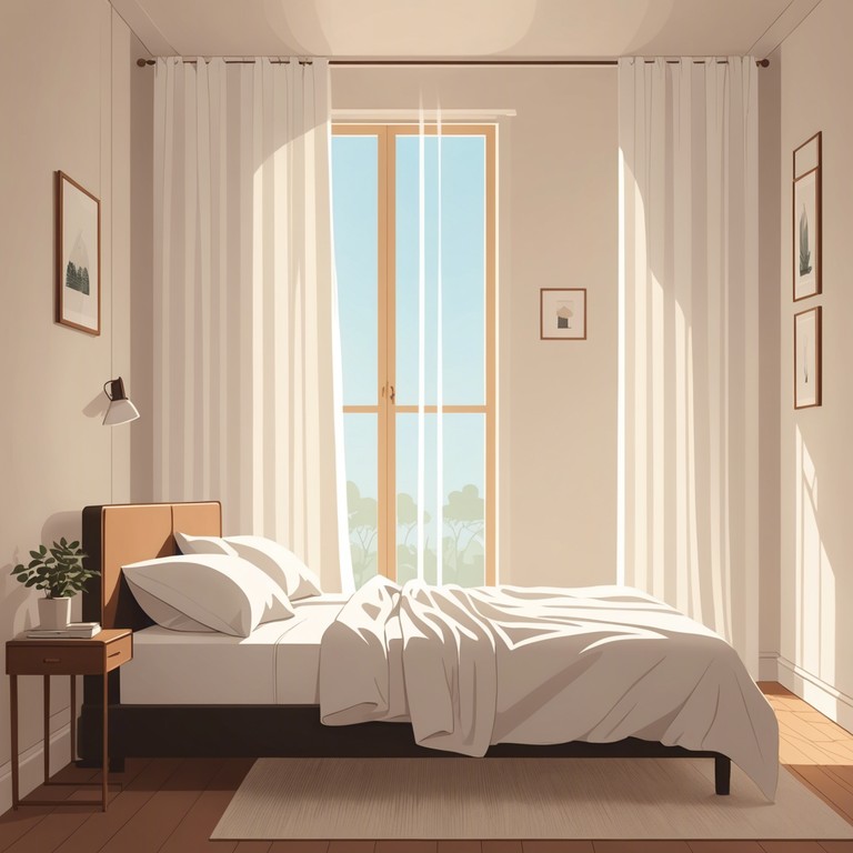 A cheerful, upbeat bedroom pop track that encapsulates the essence of lazy, bright mornings spent in the comfort of soft bed linens. The melody is simple yet captivating, perfect for adding a touch of sunshine to any day.