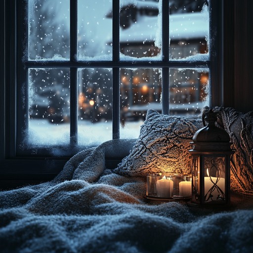 Expanding on the theme of a calm christmas night, this version articulates the soft touch of snowflakes through intricate piano harmonies that echo the quietness and magic experienced during festive evenings. This piece can accompany both festive preparations and moments of solitude, offering a musical blanket as comforting as the scene it was inspired by.