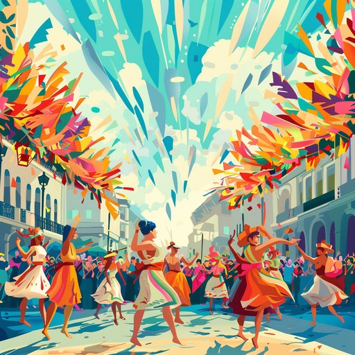 This instrumental piece will transport listeners to a bustling carnival street filled with joy and rhythmic energy. Using vibrant percussion and fluid melodies, it captures the lively, confident spirit of carnival, making it ideal for celebrations or festivals. Imagine the streets filled with dancers, colorful floats, and an atmosphere of community and triumph.