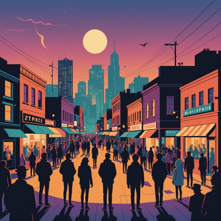 Imagine navigating the gritty streets of a bustling city, where the raw punch of punk rock meets the sultry rhythms of soul music, all enchanted by a tropical vibe. This track encapsulates this unique fusion, creating a soundscape that is both invigorating and mesmerizing.