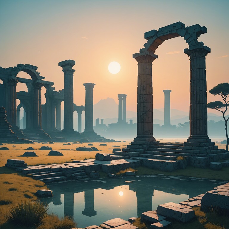 This track stitches together the timeless sounds of the ancient world with futuristic synths, creating a bridge between the old and the new. It's a meditation on time's cyclical nature, embodied through a progressive arrangement that slowly builds from a serene beginning to a complex, layered climax.