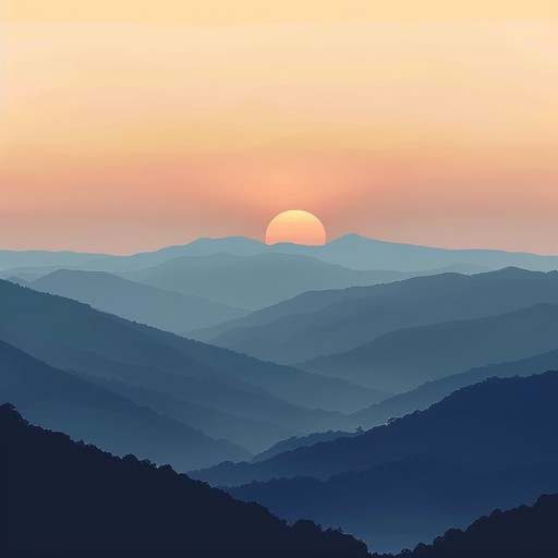 As the first rays of sunlight peek over the misty appalachian mountains, this tender acoustic composition evokes the tranquility and natural beauty of a rural sunrise. Delicate fingerpicking patterns on a steel-string acoustic guitar intertwine with the soft, woody tones of a mandolin, creating a tapestry of sound that gradually builds in warmth and brightness like the breaking dawn.