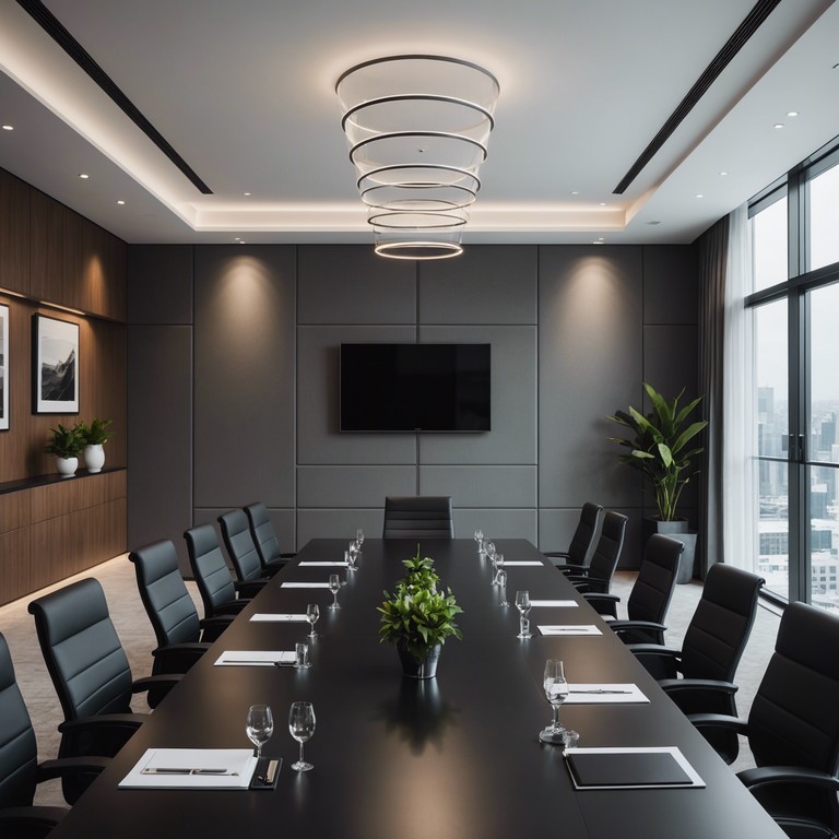 This composition offers a stylish and polished sound, perfect for background music in high stake corporate environments and presentations where professionalism is key.