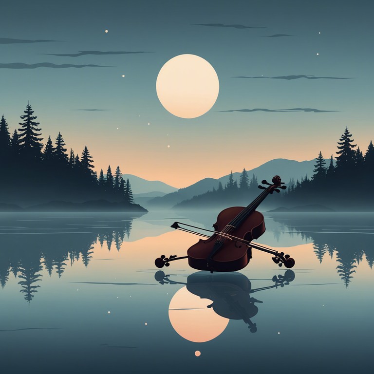 This composition weaves a story through powerful orchestral movements, generating a sense of growing unease as though navigating through fog laden, enigmatic waters. Utilizing violin crescendos, it captures a feeling of unfolding mystery that lingers like the echo of the last note played over a still lake