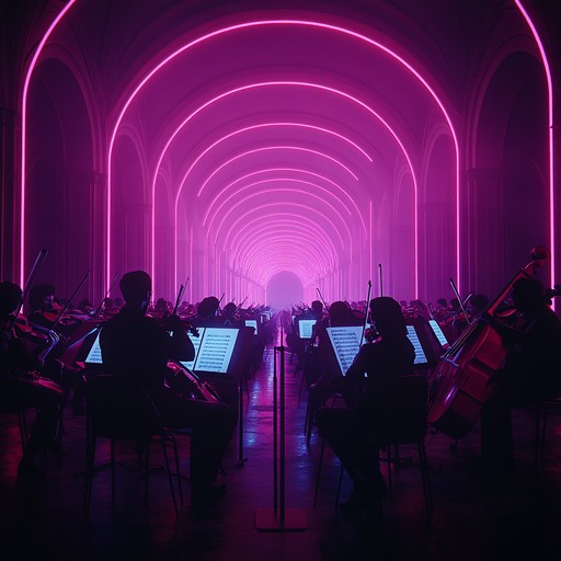 A high energy symphony that combines the structural elegance of classical music with the raw power and intensity of modern soundscapes. Incorporating electronic elements into complex orchestral arrangements, this composition is designed to exhilarate and captivate. Expect powerful crescendos, intricate melodies, and a dynamic range that keeps the listener on the edge of their seat.