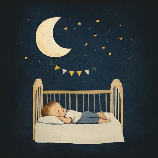 A delicate composition featuring soft piano notes and serene background sounds, perfect for lulling a baby to sleep or creating a tranquil bedtime atmosphere. The soothing melodies weave together to create an experience of peace and comfort, ideal for winding down after a long day.