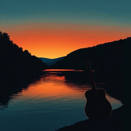 A soothing instrumental blues rock track featuring mellow electric guitar melodies over a gentle rhythm section. The music invites listeners to unwind and reflect, evoking images of calm nights and peaceful thoughts.