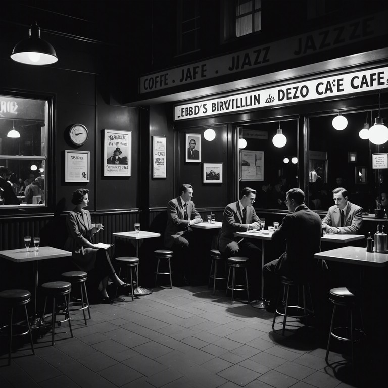 A soft, whispering saxophone carries a melody filled with nostalgia and tender emotions, evoking an aura of an old café under moonlight where history silently watches over romantic souls gathering strength from past loves and lost moments. The music is crafted to tell a story, each note a stepping stone back to a graceful era.