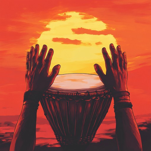 An instrumental piece featuring driving stomping beats and djembe rhythms, evoking a sense of unity and empowerment through the power of collective rhythm.